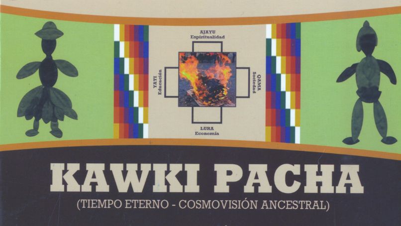 Detalle de la cubierta de Kawki Pacha: (Tiempo eterno – Cosmovisión ancestral) 